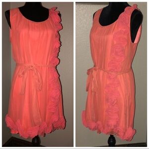 ❤️5/$25 MM couture by Miss Me -‎  Peach Dress
